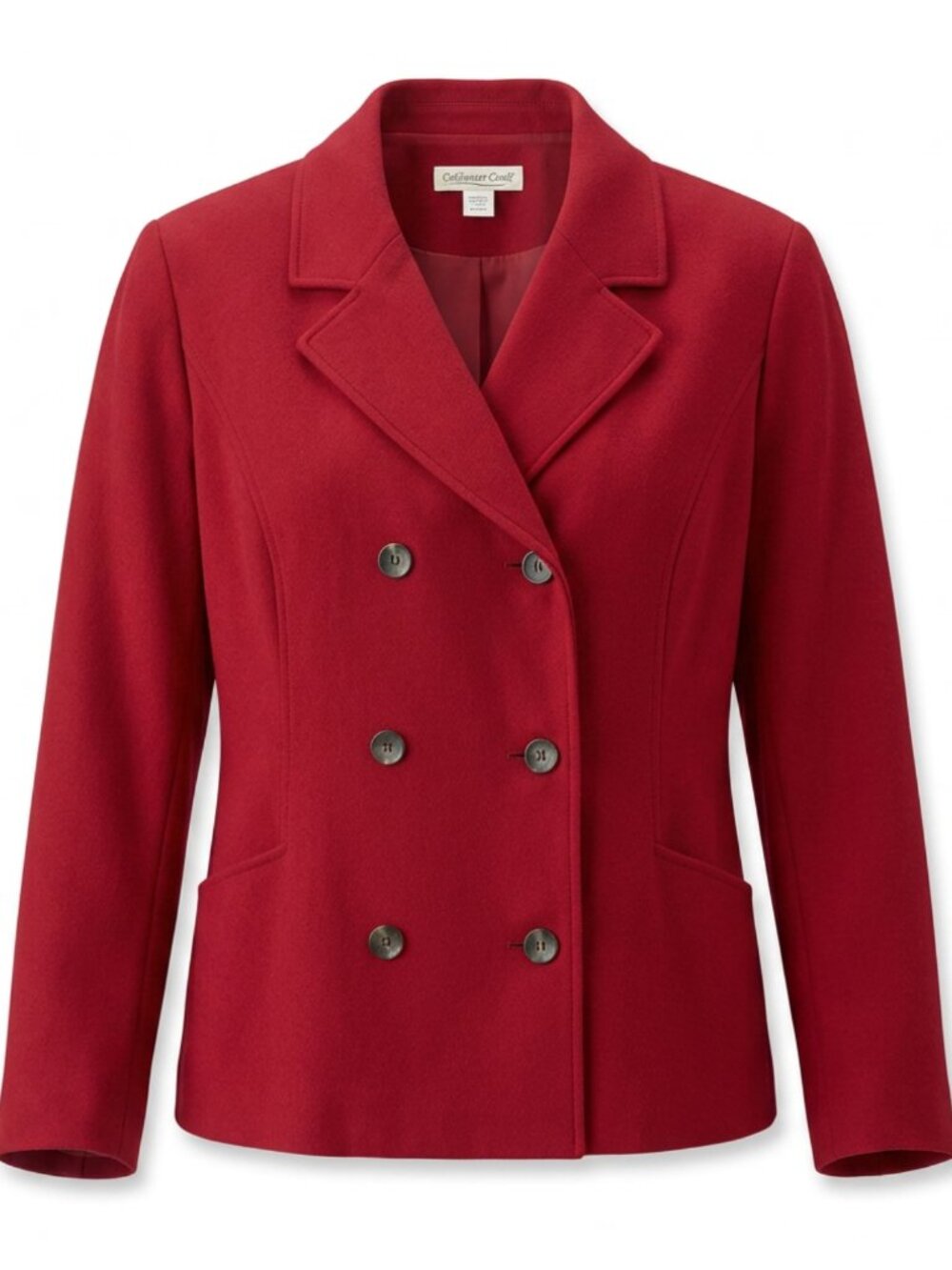 Red Double Breasted Blazer